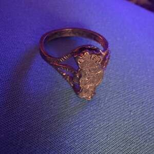 Vintage Disney Winnie the Pooh Sterling Silver Character Ring